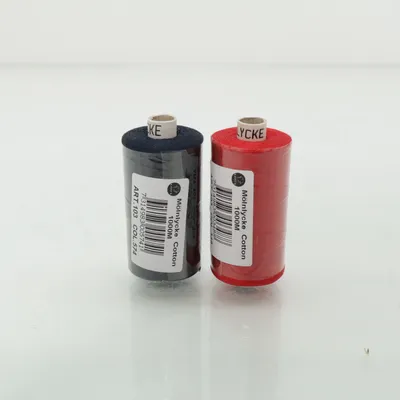 Sewing thread (Black, Red) from Mölnlycke