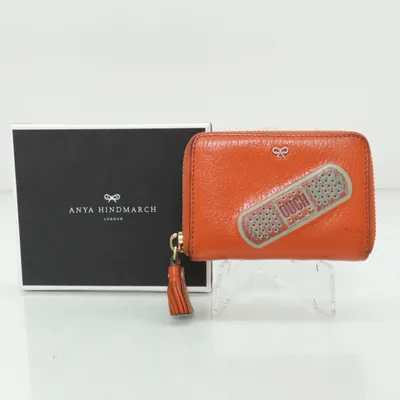 Pung (Orange, Flerfarvet) fra Anya Hindmarch Læder
