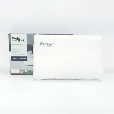 Oreiller (Blanc) de WellPur Polyester, Polyuréthane, Viscose