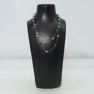 Collier (Bleu, Marron, Argent) de Claire's Métal inconnu