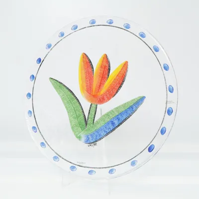 Tallrik (Flerfärgad) från Kosta Boda