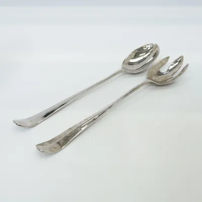 Salatbestik (NYSILVER) fra Alessi Nikkel