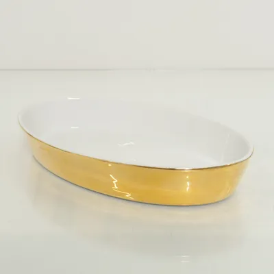 Serveringsfat (Vit, Guldfärgad) från Royal Worcester
