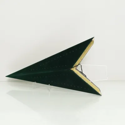 Lampskärm (Grön, Guldfärgad)