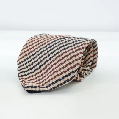 Tie (Beige, Blue, Brown) from City Look Silk