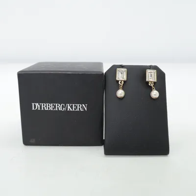 Boucles d'oreilles (Or) de Dyrberg/Kern Métal inconnu