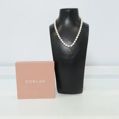 Ketting (Wit, Goud) van Edblad Onbekend materiaal