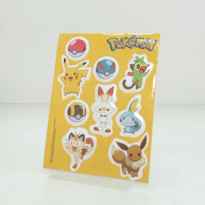 Stickers (Yellow, Multicolored) from Pokémon