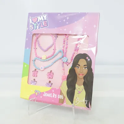 Sieradenset (Roze, Blauw, Lila) van I Love My Style Onbekend materiaal