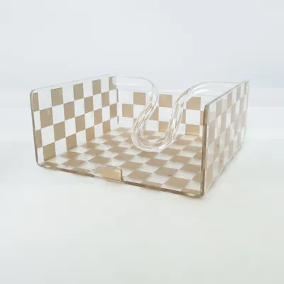 Porte serviettes (Transparent, Beige)