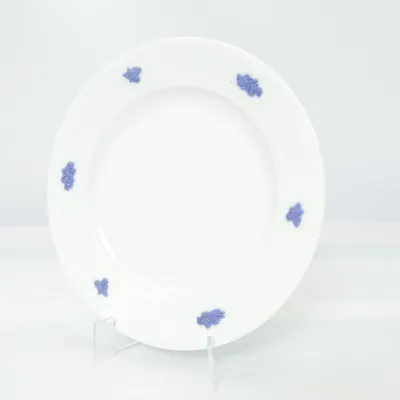 Plate (White, Blue) from Gustavsberg