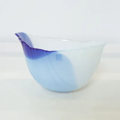 Bowl (Blue, White) from Mats Jonasson Målerås
