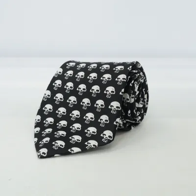 Tie (Black, White) from Agora Polyester