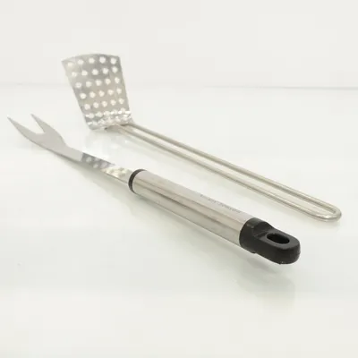 Barbeque bestek (Zilver)