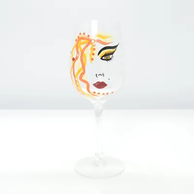 Wijnglas (Meerkleurig)