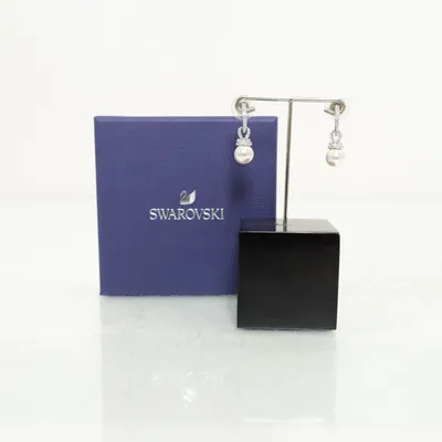 Örhängen (Vit, Silverfärgad) från Swarovski Okänd metall