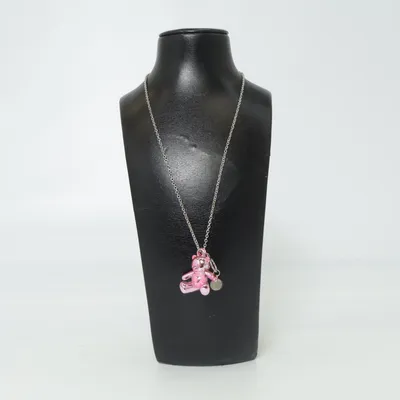 Ketting (Roze, Zilver) Onbekend materiaal