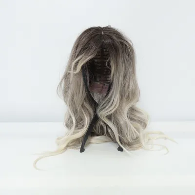 Peruk (Grå, Beige, Flerfärgad)