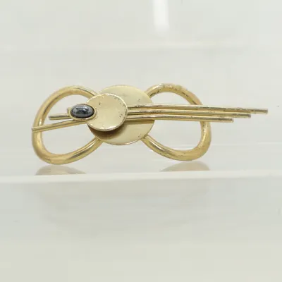 Broche (Guld, Sort) Ukendt metal