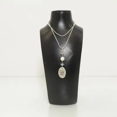 Halsband (Silverfärgad) från Pearls for Girls Okänd metall