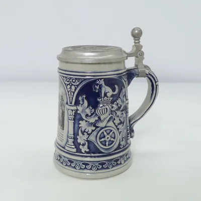 Seidel glass (Blue, Silver)
