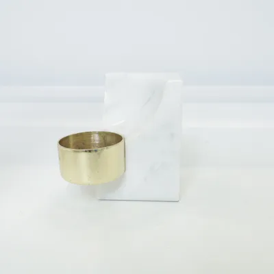 Ljuslykta (Vit, Guldfärgad) från Cooee Design