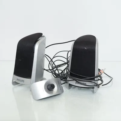 Högtalare (Silverfärgad, Svart) från Philips