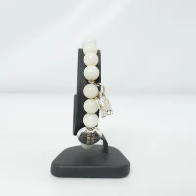 Armband (Vit) från Baglady Okänd metall