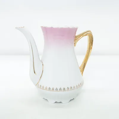 Theepot (Wit, Roze, Goud) van CARL TIELSCH