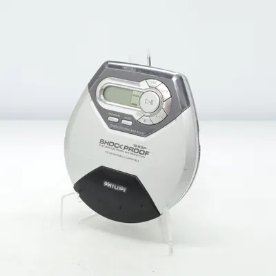 Lecteur CD (AX2102/00, en klassisk "discman" med 12 sekunders elektroniskt hoppskydd (ESP) och stöd för CD-RW.Specifikationer och funktionerModell: Philips AX2102/00Hoppskydd: 12 seconds ESP (Electronic Skip Protection)Ljudfunktioner: Digital Dynamic Bass Boost (DBB)Skivkompatibilitet: CD, CD-R och CD-RW) de Philips