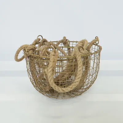 Hængevase (Guld, Brun)
