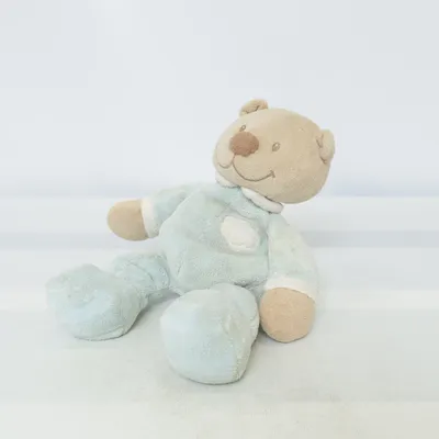 Peluche (Bleu, Beige) de Nattou