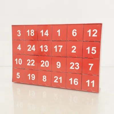Adventskalender (Julkalender, Återanvändbar, DIY, Christmas Countdown Calendar) från Gallerix