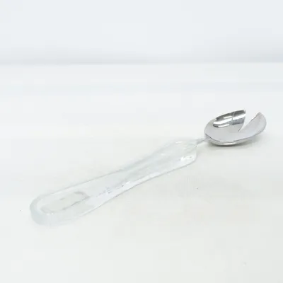 Salad servers (Silver, Transparent)