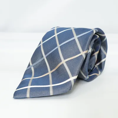 Stropdas (Blauw, Meerkleurig) van Atlas Design Zijde