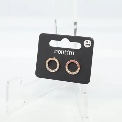 Örhängen (Guldfärgad) från Montini Okänd metall