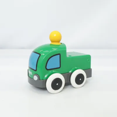 Leksaksbil (Grön, Gul, Vit) från Brio