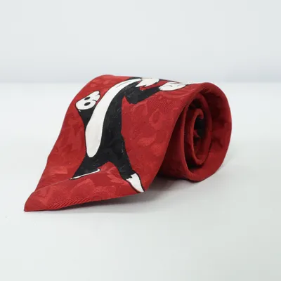 Cravate (Rouge, Noir, Blanc) de Looney Tunes Polyester