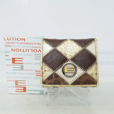 Portefeuille (Marron, Beige, Multicolore) de Pierre Cardin Cuir