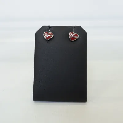 Boucles d'oreilles (Argent, Rouge) de Guess Métal inconnu