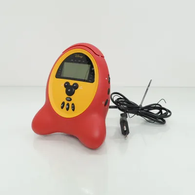 Clock radio (Red, Yellow, Black) from Disney