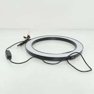 Kameralampa (Svart, Vit)