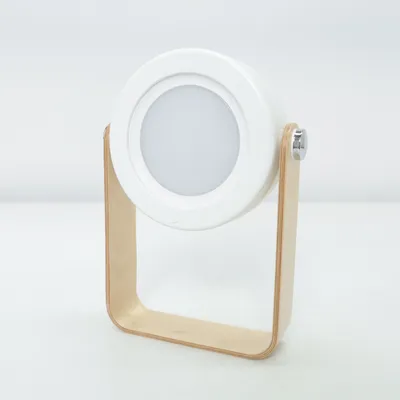 Bordlampe (Hvid, Beige)