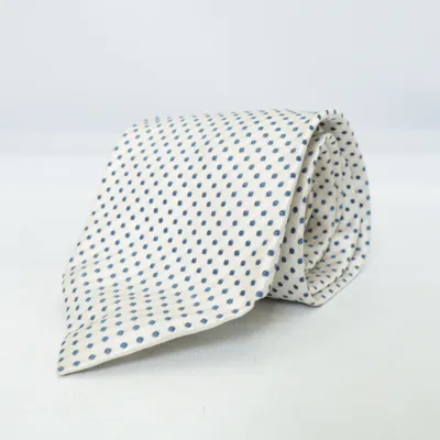 Tie (Beige, Blue) from Hugo Boss Silk