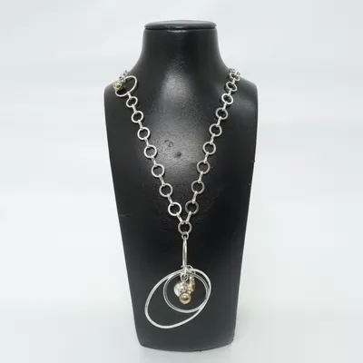 Halsband (Silverfärgad, Guldfärgad) från Baglady Okänd metall