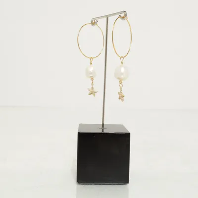 Oorbellen (Goud, Wit) van MCP Onbekend materiaal