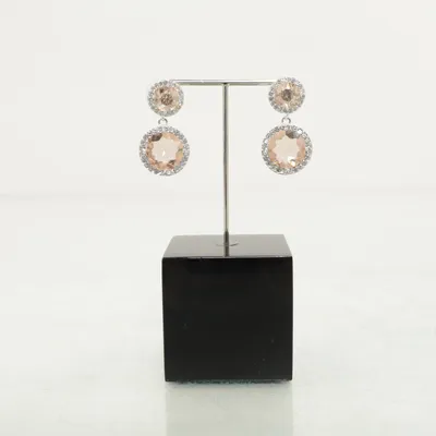 Earrings (Silver, Brown) from Snö of Sweden Unknown metal