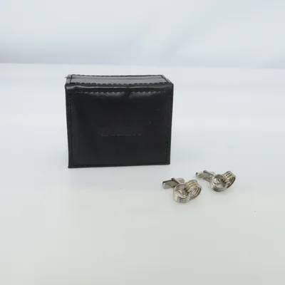 Manschettknappar (Silverfärgad) från Black Okänd metall