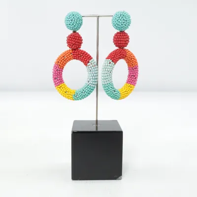 Boucles d'oreilles (Multicolore) Métal inconnu