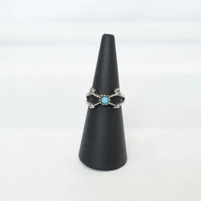 Ring (Sølv, Turkis) Ukendt metal